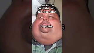 Guess the Celebrity with Fat Face filter