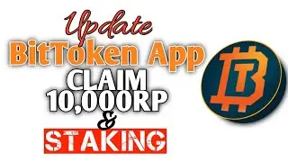 Как обновить приложение Bittoken, разблокировать бесплатный код на 10 000 RP и как делать стейкин...