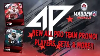 NEW ALL PRO TEAM PROMO! PLAYERS, SETS, & MORE!! MADDEN MOBILE 17