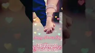 February 11 Promise Day #promiseday #valentineweek #youtubeshorts #shortvideos #shorts