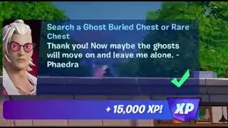 Fortnite - Search a Ghost Buried Chest or Rare Chest - Chapter 4 Season 4