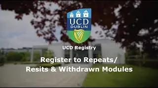 Registering to Repeats, Resits & Previously Withdrawn Modules