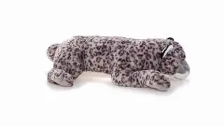 Cuddlekins Jumbo Snow Leopard Plush Stuffed Animal 360 View | Wild Republic