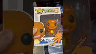 I painted a Charizard onto a Charmander Funko Pop!. #pokemon #funkopop #art #painting #pokemonart