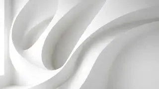 4K MINIMALIST SCULPTURE - White Plaster Motion - 1 Hour Clean Aesthetic / TV Frame Art