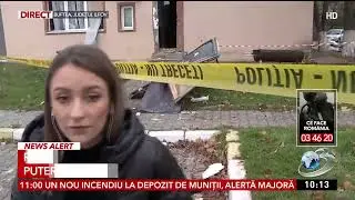 Risc major de prăbușire, explozie puternică într-un bloc de lângă Capitală