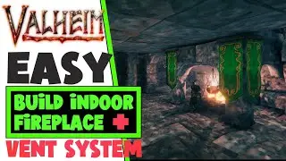 Valheim Tips & Tricks Guide For Smoke And Fire Indoor Fireplace Vent System Chest Stacking Gameplay