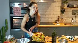 Mediterranean Veg & Halloumi Salad || The Great British Veg Out with Sarah Ann Macklin, Day 25