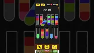 Water Sort Puzzle Level 200 :;)