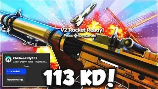 113 K/D EPIC LEWIS is LIKE HACKING on COD WW2! DOUBLE V2 ROCKET w/ BEST EPIC LEWIS CLASS in COD WW2!