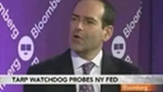 N.Y. Fed Investigated by Barofsky Over AIG Bailout: Video
