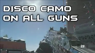COD Advanced Warfare : Disco Camo on All Guns !!!1