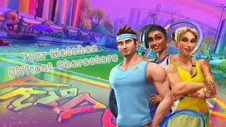 Tennis Clash🎾 Tour Matches Abeke-Diego-Mei Li 🙋18 July 2025