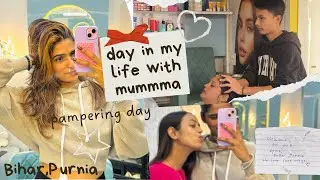 Mummy K Sath Ek HairCare day🎀 #viralvideo #grwn #minivlog #youtubeshorts #shortvideo #trending 