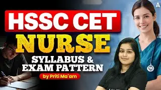 Haryana Nursing Officer Syllabus & Exam Pattern 2026 | HSSC CET Staff Nurse Syllabus Full Details