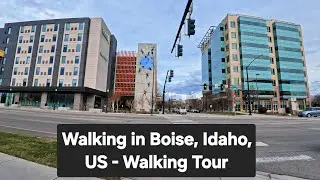 Walking in Boise, Idaho, US - Walking Tour #boise #boiseidaho #walkingtour #idaho