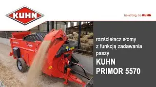 KUHN Primor 5570 - rozściełacz słomy z funkcją zadawania paszy