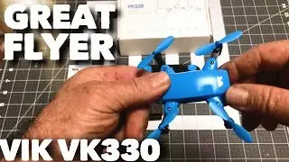 VIK VK330 Foldable Mini Drone it's a Great Flyer 14+