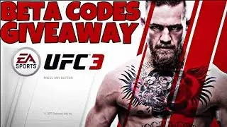 UFC 3 BETA CODES GIVEAWAY