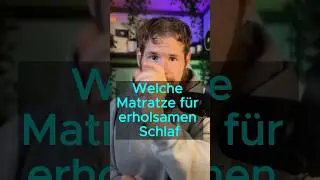 Welche Matratze Dir f&uuml;r einen erholsamen Schlaf hilft #gesundheit #schlaf  (kein medizinischer Rat)
