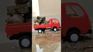TATA ACE Chota Hati Mini Truck Diecast Scale Model Miniature stone loaded gadi mud off-roading CNG