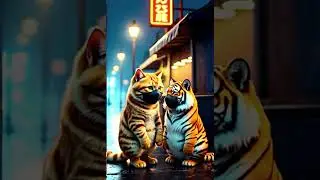 Cat and Tiger&rsquo;s Fish Heist. #CatAndTiger #FunnyAnimals #FishHeist #cat  #AnimalAdventure #SneakyCat