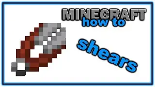 How to Craft and Use Shears in Minecraft! | Easy Minecraft Tutorial