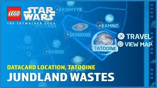 Jundland Wastes Datacard location, Tatooine – Datacards - LEGO Star Wars: The Skywalker Saga