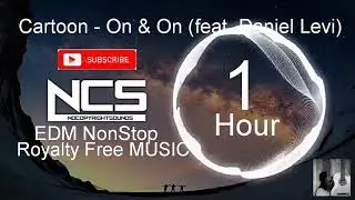 Cartoon-On&On(ft.DanielLevi)1HourNCS#gymmusic#nocopyrightsounds#royaltyfreemusic#edmnight#EDMNonStop
