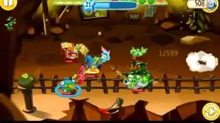 прохождение   Angry Birds Epic Shaking Hall   Cave 8 Зал встряски