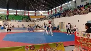Final U-53 || Fira TKD Polda Sulteng (blue) vs Debby Legrands Smanor Tadulako (Red)