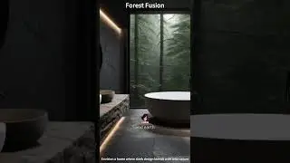 🌳 What if your home could be a seamless extension of the forest around it? Forest Fusion #homedecor