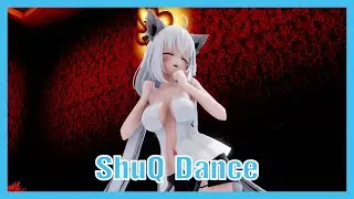 【MMD ホロライブ Hololive 4k 60FPS】Shirakami Fubuki - ShuQ Dance #hololive #mmd #shirakamifubuki