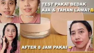 SEA MAKEUP ACNE TWO WAY CAKE & ACNE SETTING MICRO POWDER | TEST PAKAI BEDAK AJA | Maria Soelisty