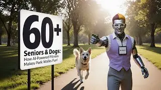 60+ Seniors & Dogs How AI Powered Fitness Makes Park Walks Fun!