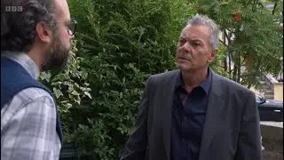 Eastenders David goes to meet Reiss to have a little chat to do with Bianca scene