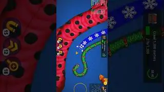 Worms Zone Best Gameplay!#wormszone #androidgameszone #shortsvideo #youtube