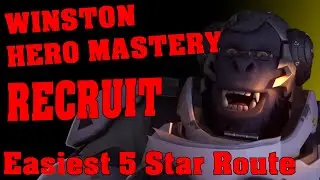 The EASY way to 5 Star Winston RECRUIT Hero Mastery #overwatch2