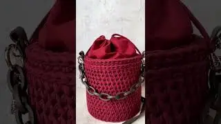 СУМКА БОЧОНОК #handmade #handmadebag #knitting #art #ручнаяработа #рукоделие #вязание #сумка