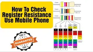 How To Check Resistor Resistance Use Color |  Resistor Resistance calculation New Trick |Resistor