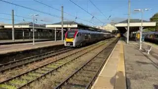 Class 755 Stadler bi-mode departing Norwich