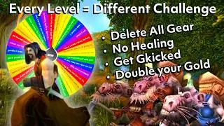Hardcore WoW, but I can't level until I spin the wheel | Hardcore Wheelocked