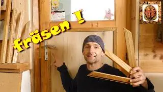 Holzzierleisten selber herstellen💫. Holzleisten für die Holztüre🚪 herstellen geht das?😉