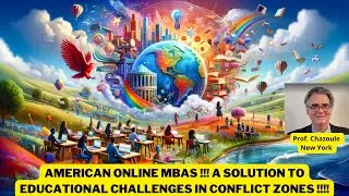 🚨AMERICAN ONLINE MBA !!! A SOLUTION TO EDUCATIONAL CHALLENGES IN GEOPOLITICAL CONFLICT TIMES !!!!