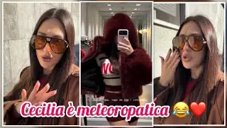CECILIA è meteoropatica 😂❤️ Prova la nuova collezione H&M 😍 #spettegolatv 
