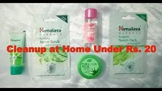 How to do Cleanup/Facial at Home under ₹20 for All Skin Types || Herbal Products || Its makeover tym