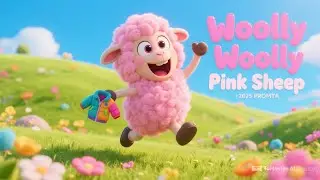 Woolly Woolly Sheep Song 🐑 | Fun 3D Nursery Rhyme for Kids | Toddler Songs & Animal Music