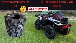 Fitting the 32 inch Aztex XX on the 1000 XMR Gen 3 without major mods.. Can you? #canam #terache