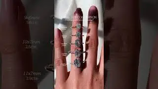 Oval solitaire comparison! 💎 #ovalengagementring #engagementrings #ovalmoissanitering