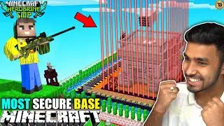 MOST SECURE SECRET BASE IN MINECRAFT HEROBRINE SMP I TECHNO GAMERZ I UJJWAL GAMING